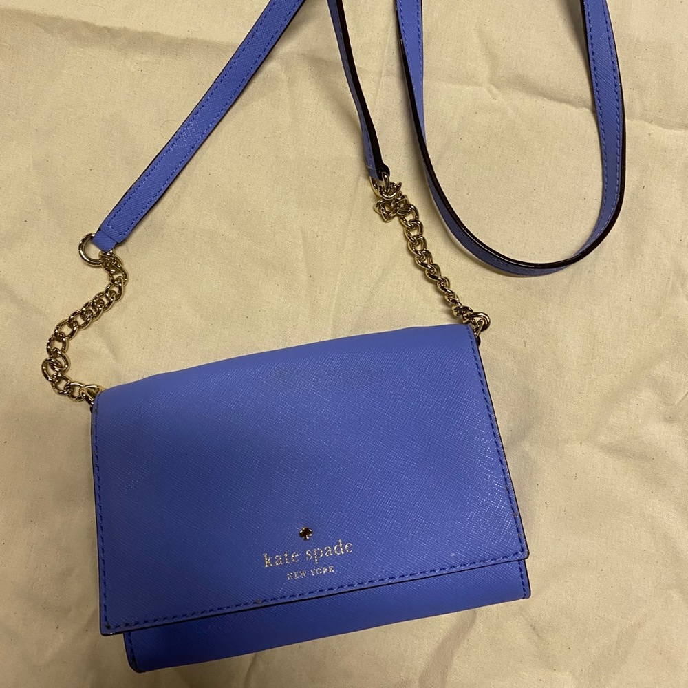 Blue Kate Spade Cross Body Bag
